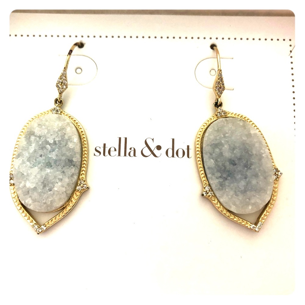 Stella and Dot Druzy earrings